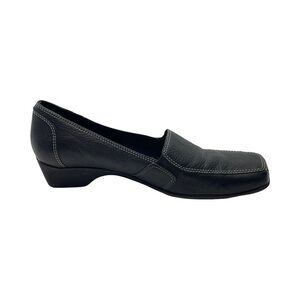 Elite Walking Cradles Black Leather Loafer Style 6M